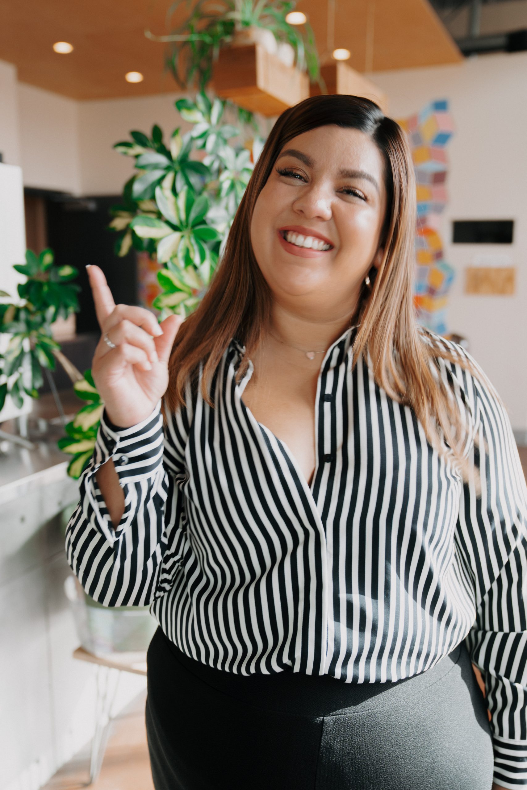 Yasmin Gonzalez, lead agent and owner of insurB, in her office